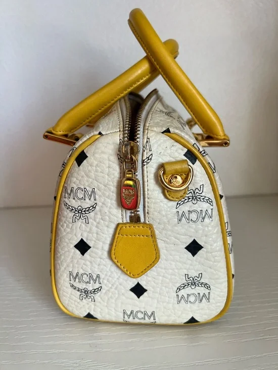 MCM Visetos Boston Nano Bag - Picture 3 of 8